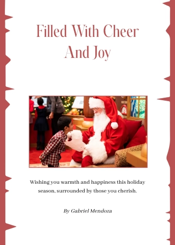 Free Christmas Santa Wishes Template to Edit Online