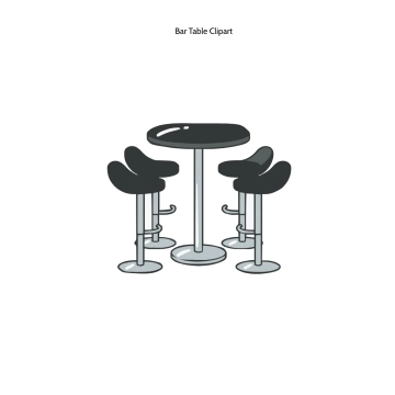 Free Bar Table Clipart Template to Edit Online