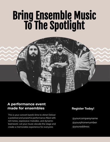 Free Countryside Band Flyer Template to Edit Online