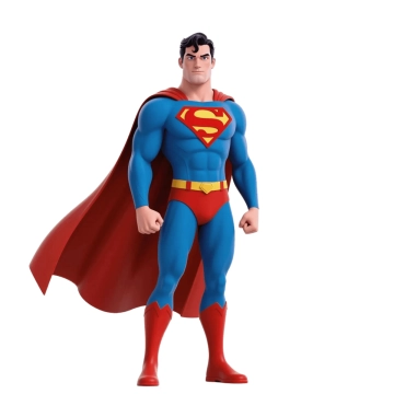 Free Superman Character to Edit Online