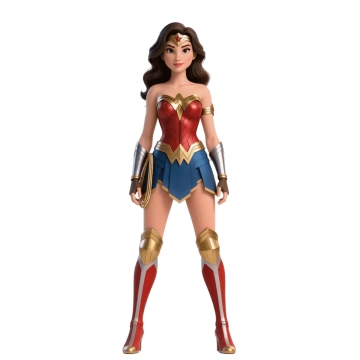 Free Wonder Woman Character to Edit Online