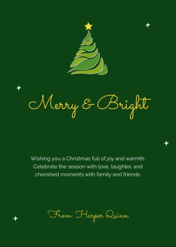 Free Short Christmas Wishes Template to Edit Online