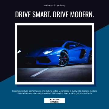 Free Modern Car Ad Template to Edit Online