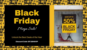 Free Black Friday Pattern Border Card Template to Edit Online