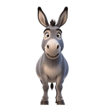 Free Donkey Character to Edit Online