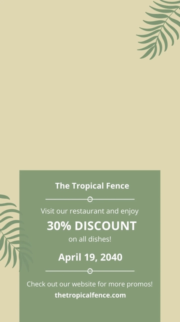 Free Restaurant Promotion Snapchat Geofilter Template to Edit Online