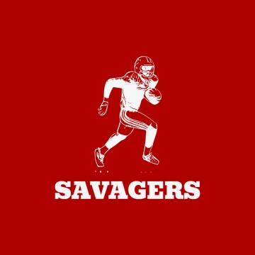 Free Savage Football Logo to Edit Online
