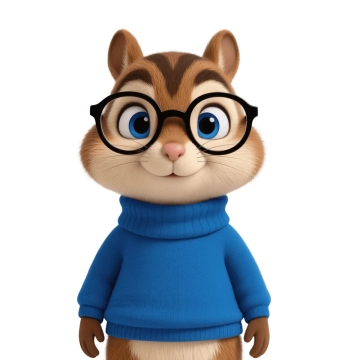 Free Simon Chipmunk Character to Edit Online