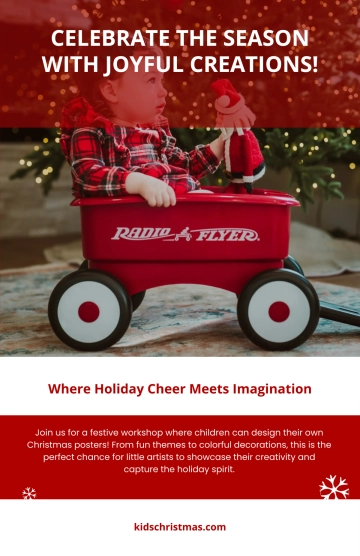 Free Kids Christmas Poster Template to Edit Online