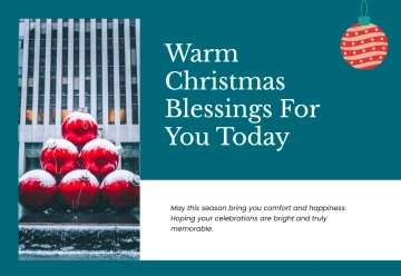 Free Watercolor Christmas Card Design Template to Edit Online