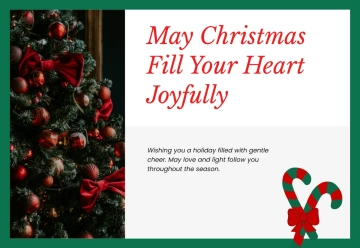 Free Christmas Greeting Card Template to Edit Online