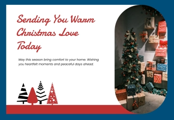 Free Cozy Christmas Card Template to Edit Online