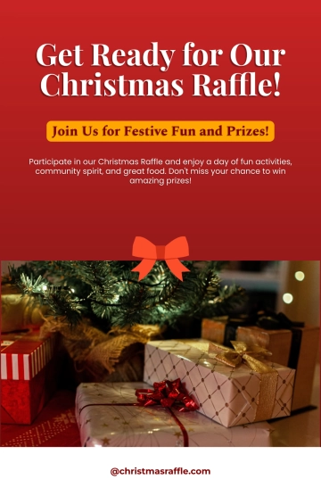 Free Christmas Raffle Poster Template to Edit Online