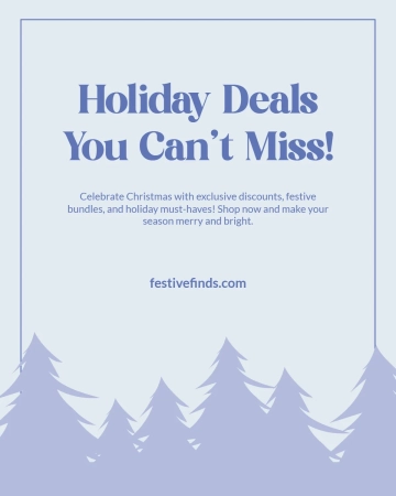 Free Christmas Ads Instagram Post Template to Edit Online