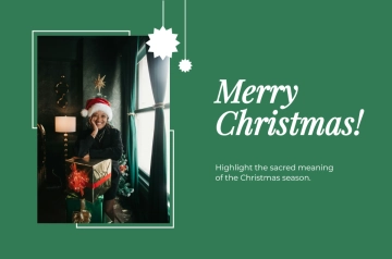 Free Holy Christmas Banner Template to Edit Online