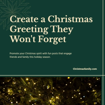 Free Editable Christmas Facebook Post Template to Edit Online