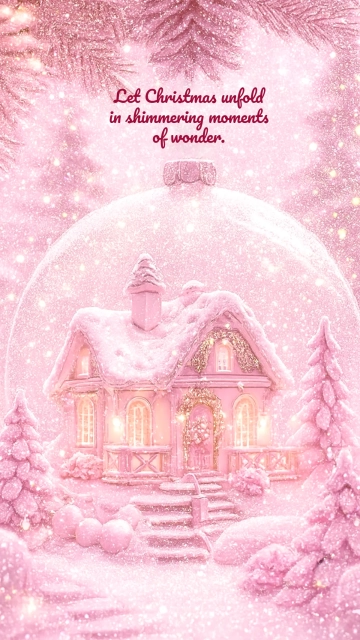 Free Fancy Christmas Mobile Wallpaper Template to Edit Online