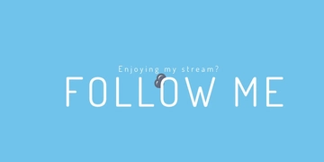 Free Follow Twitch Panel Template to Edit Online