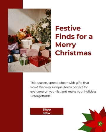 Free Christmas Product Instagram Post Template to Edit Online