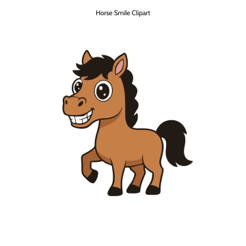 Free Horse Smile Vector Clipart (PNG, SVG) to Edit Online