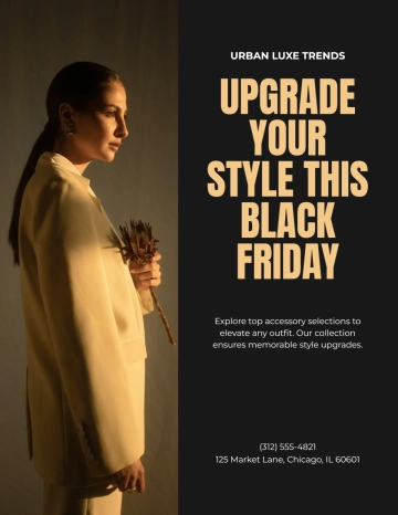 Free Accessories Black Friday Flyer Template to Edit Online