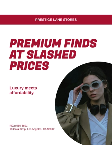 Free Premium Black Friday Flyer Template to Edit Online