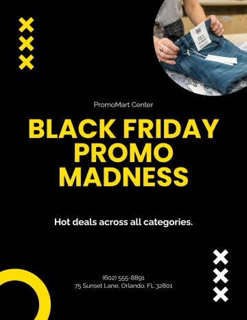 Free Promo Black Friday Flyer Template to Edit Online