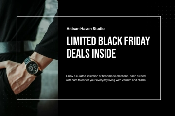 Free Printable Black Friday Banner Template to Edit Online