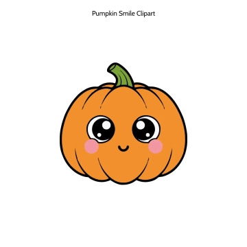 Free Pumpkin Smile Vector Clipart (PNG, SVG) to Edit Online