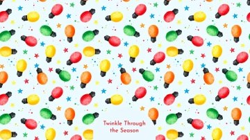 Free Festive Sparkle Desktop Wallpaper Template to Edit Online