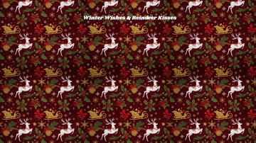 Free Red Christmas Desktop Wallpaper Template to Edit Online