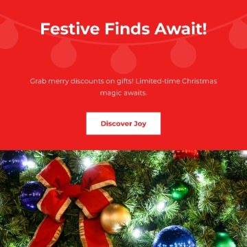 Free Product Christmas Facebook Post Template to Edit Online