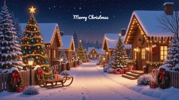 Free Merry Christmas Eve Background Template to Edit Online
