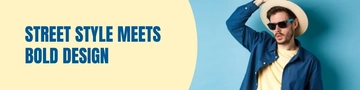 Free Urban Outfit Etsy Banner Template to Edit Online