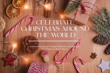 Free Travel Christmas Banner Template to Edit Online