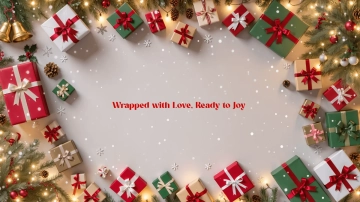 Free Christmas Eve Gift Background Template to Edit Online