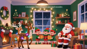 Free Christmas Eve Celebration Background Template to Edit Online