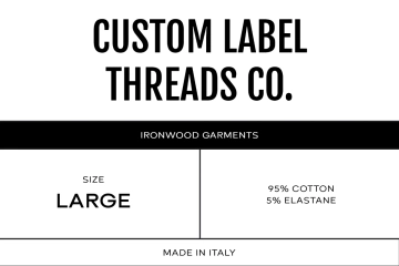 Free Editable Clothing Label Template to Edit Online