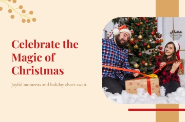 Free Christmas Season Banner Template to Edit Online