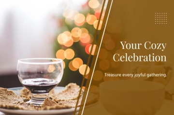 Free Rustic Christmas Banner Template to Edit Online