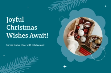 Free Merry Christmas Banner Template to Edit Online