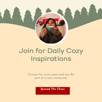 Free Cozy Vibes Facebook Post Template to Edit Online