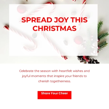 Free Crimson Joy Facebook Post Template to Edit Online