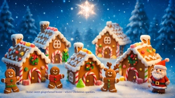Free Christmas Eve Home Background Template to Edit Online