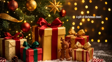 Free Christmas Eve Presents Background Template to Edit Online