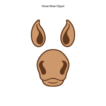 Free Horse Nose Vector Clipart (PNG, SVG) to Edit Online
