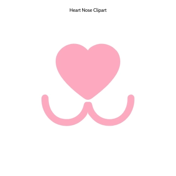 Free Heart Nose Vector Clipart (PNG, SVG) to Edit Online