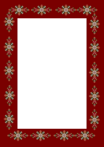 Free Nordic Christmas Border Template to Edit Online
