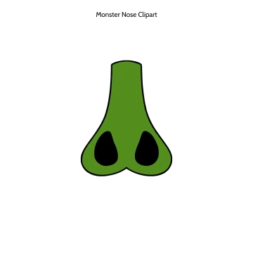 Free Monster Nose Vector Clipart (PNG, SVG) to Edit Online