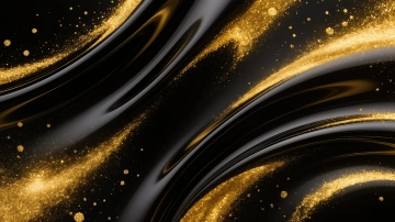 Black with Gold Shimmer Background